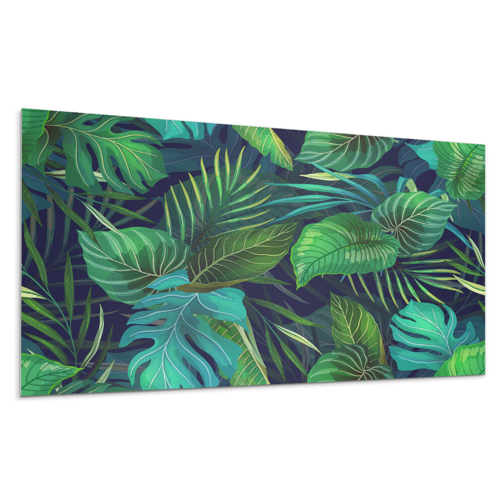 Panel ścienny Liście tropikalne w gęstwinie