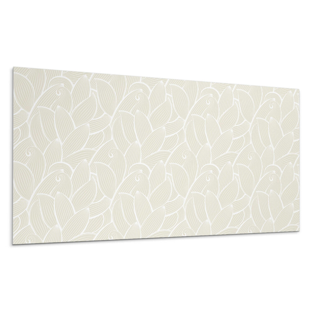 Panel na ścianę Delikatne liście w falach