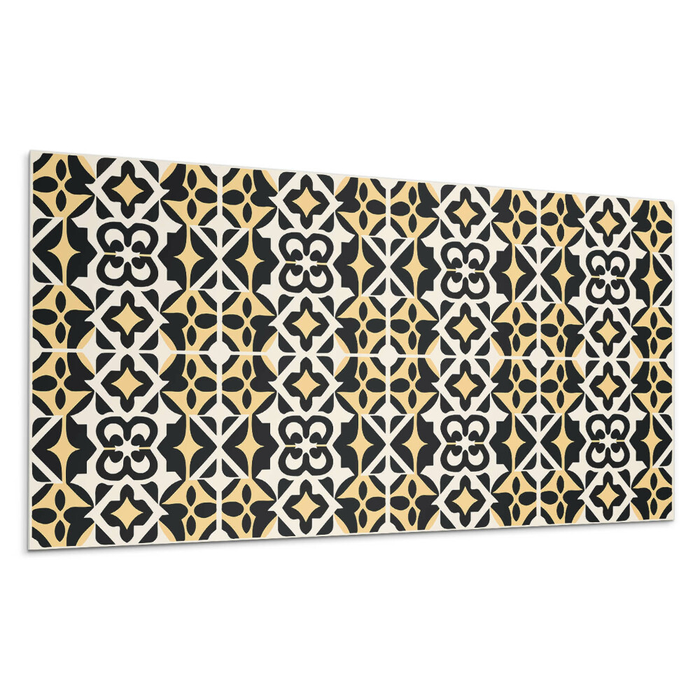 Płyta pcv na ścianę Geometryczny wzór z motywami