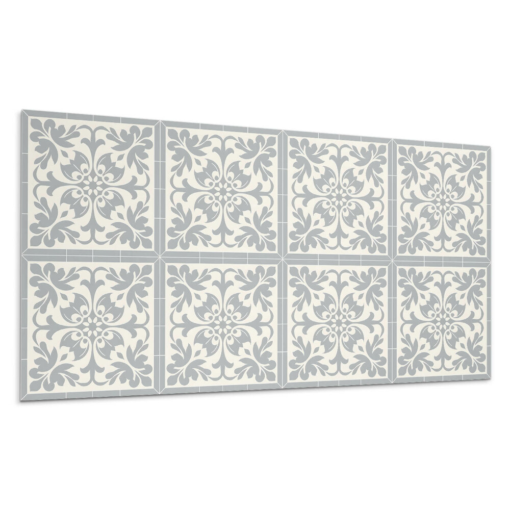 Panel na ścianę Wzór roślinny na płytkach