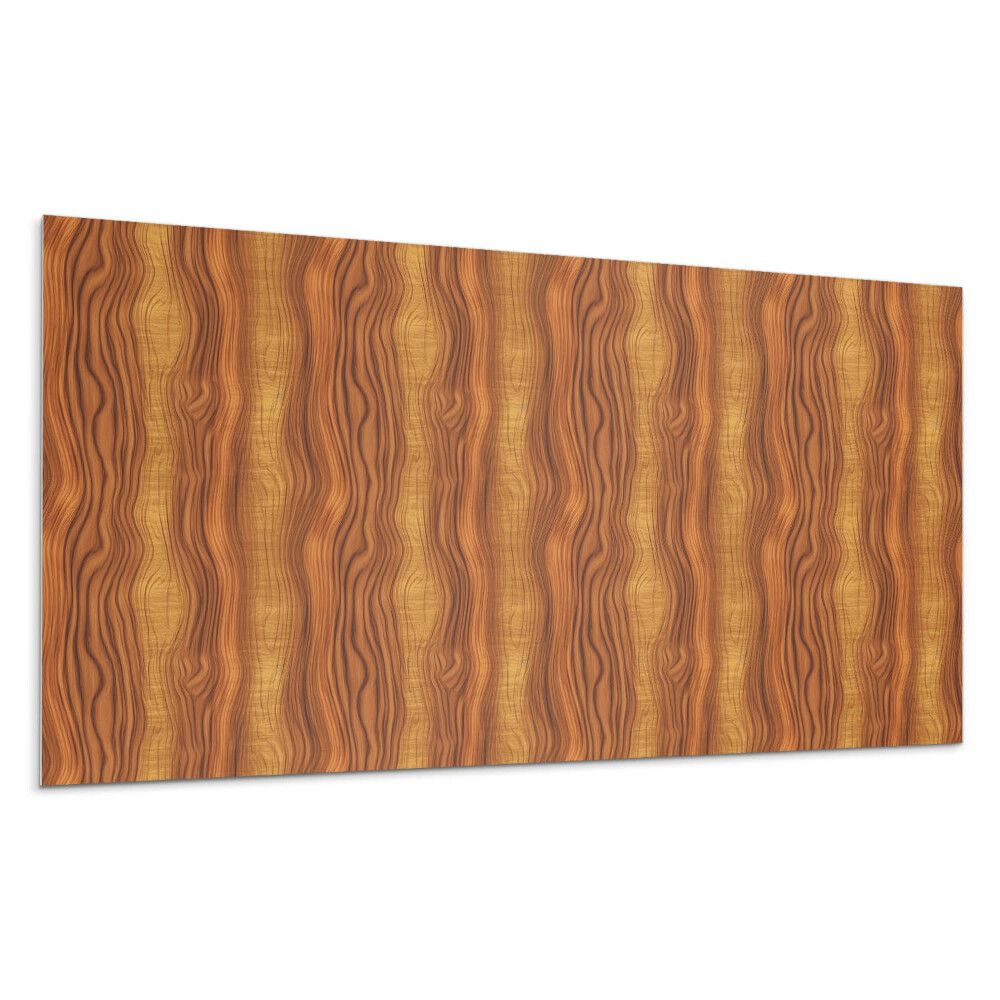 Płyta na ścianę Wzór drewna z falami