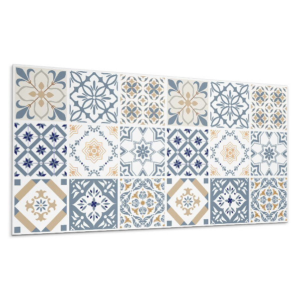 Płyta na ścianę Wzory mozaikowe w kratkę