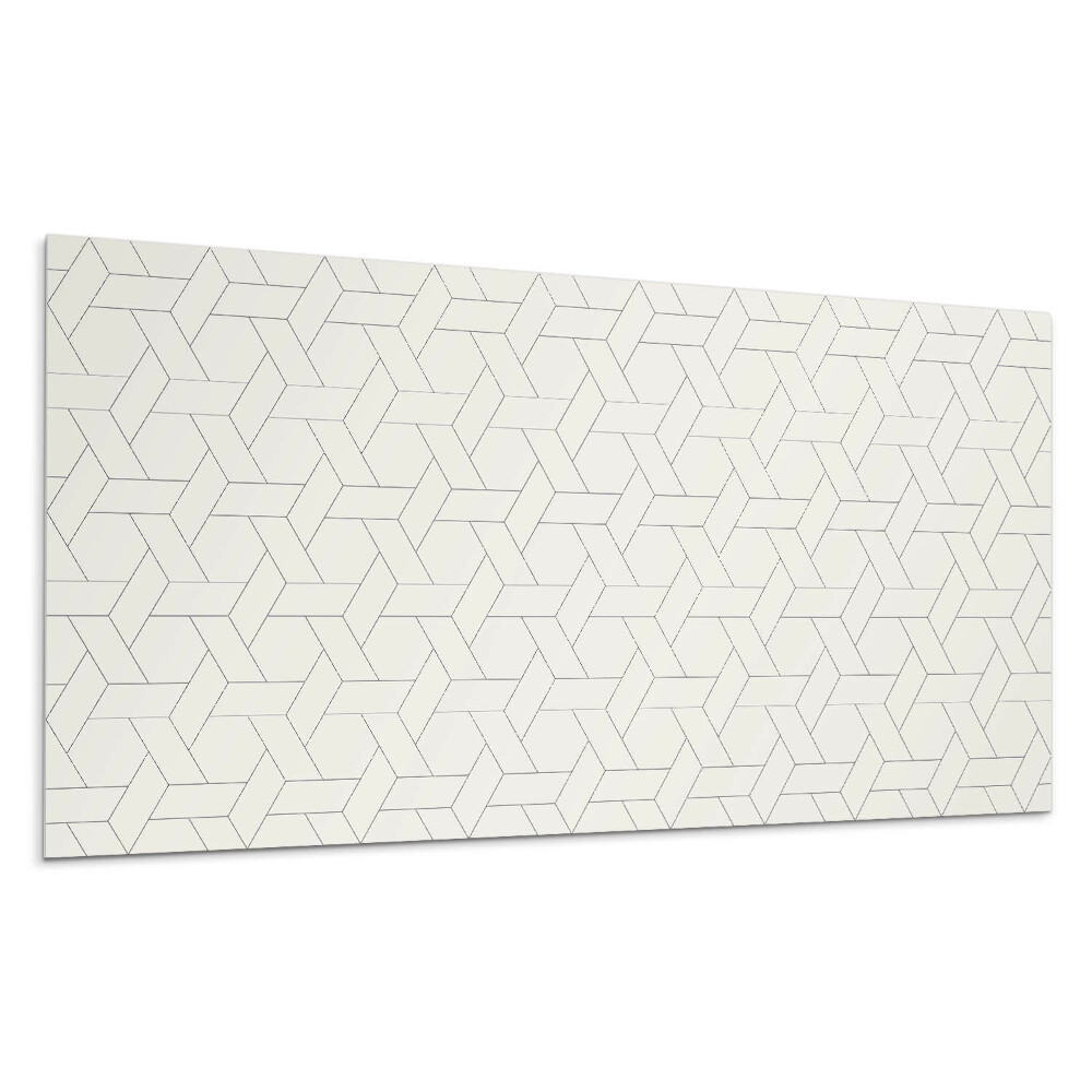 Płyta na ścianę Geometryczny wzór heksagonalny