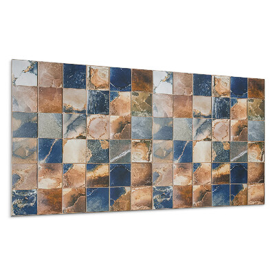 Płyta na ścianę Mozaika z kamiennymi wzorami