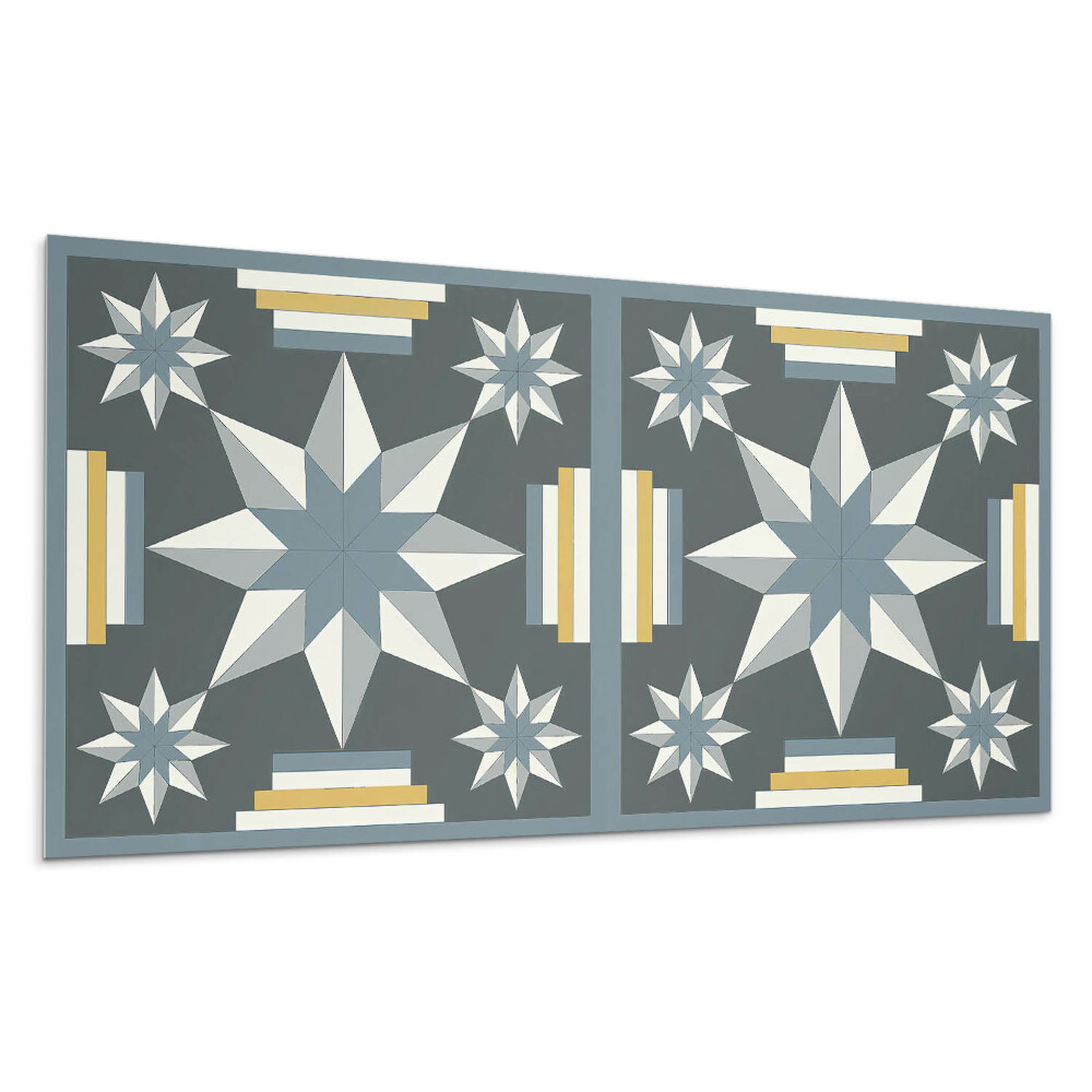 Płyta na ścianę Geometria gwiazd i prostokątów