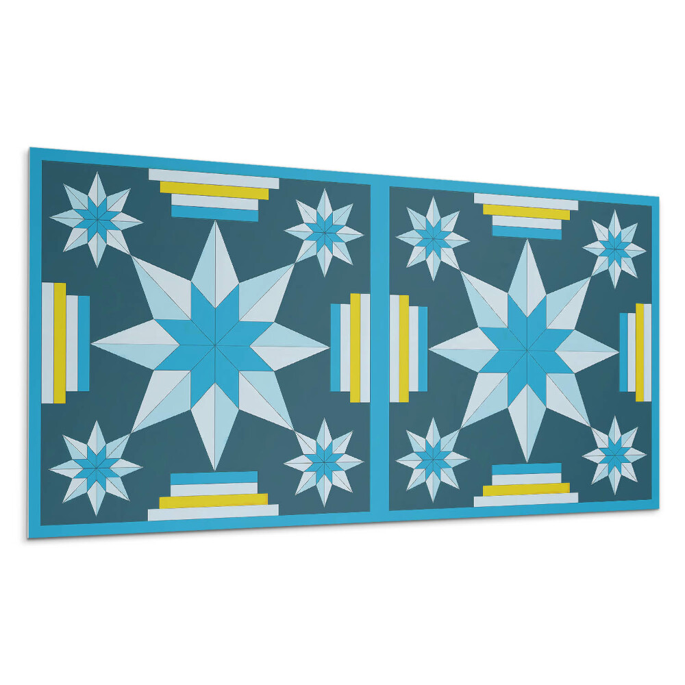 Panel ścienny Geometryczne gwiazdy w układzie