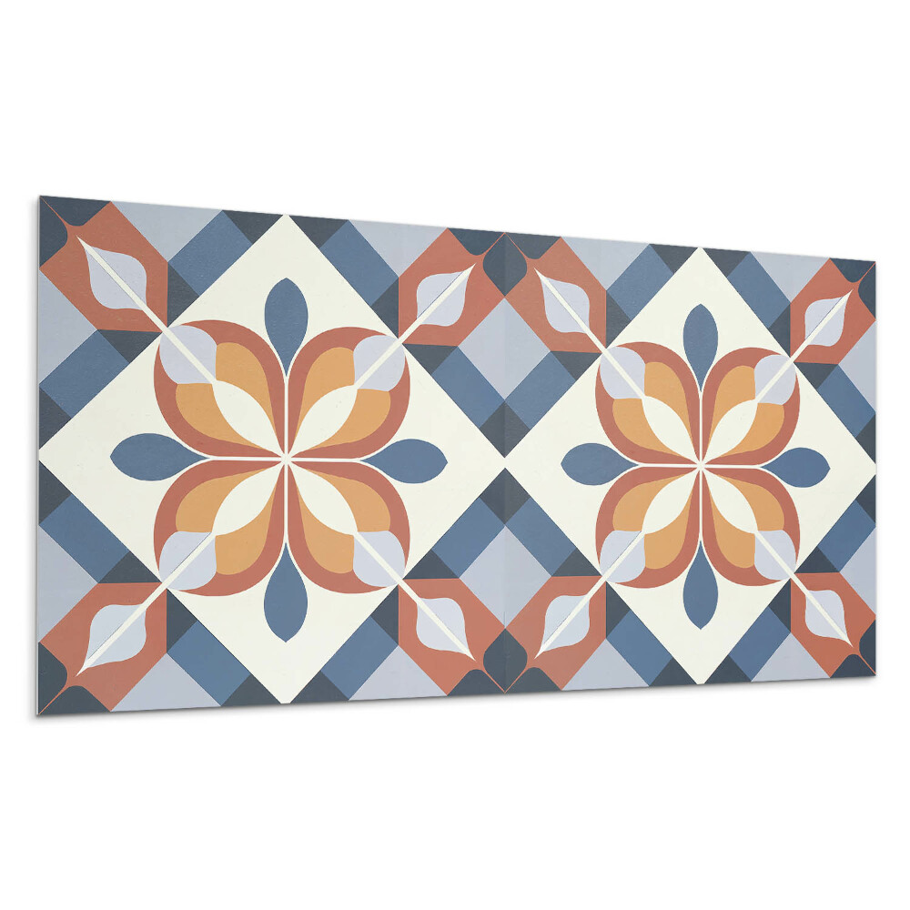 Panel na ścianę Geometryczny wzór kwiatowy