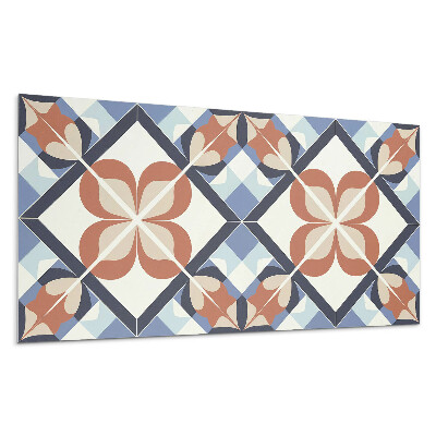 Płyta pcv na ścianę Symetryczny wzór kwiatowy