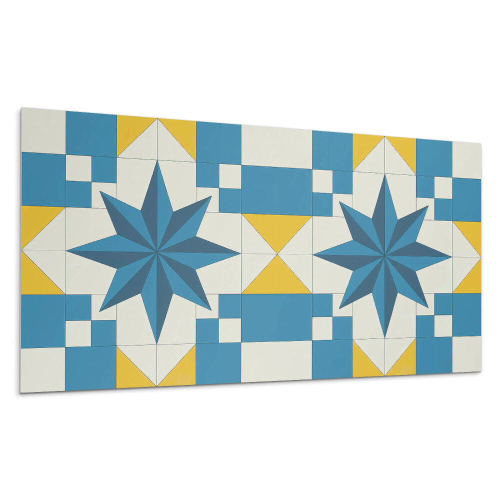 Płyta na ścianę Geometryczny wzór gwiazdy