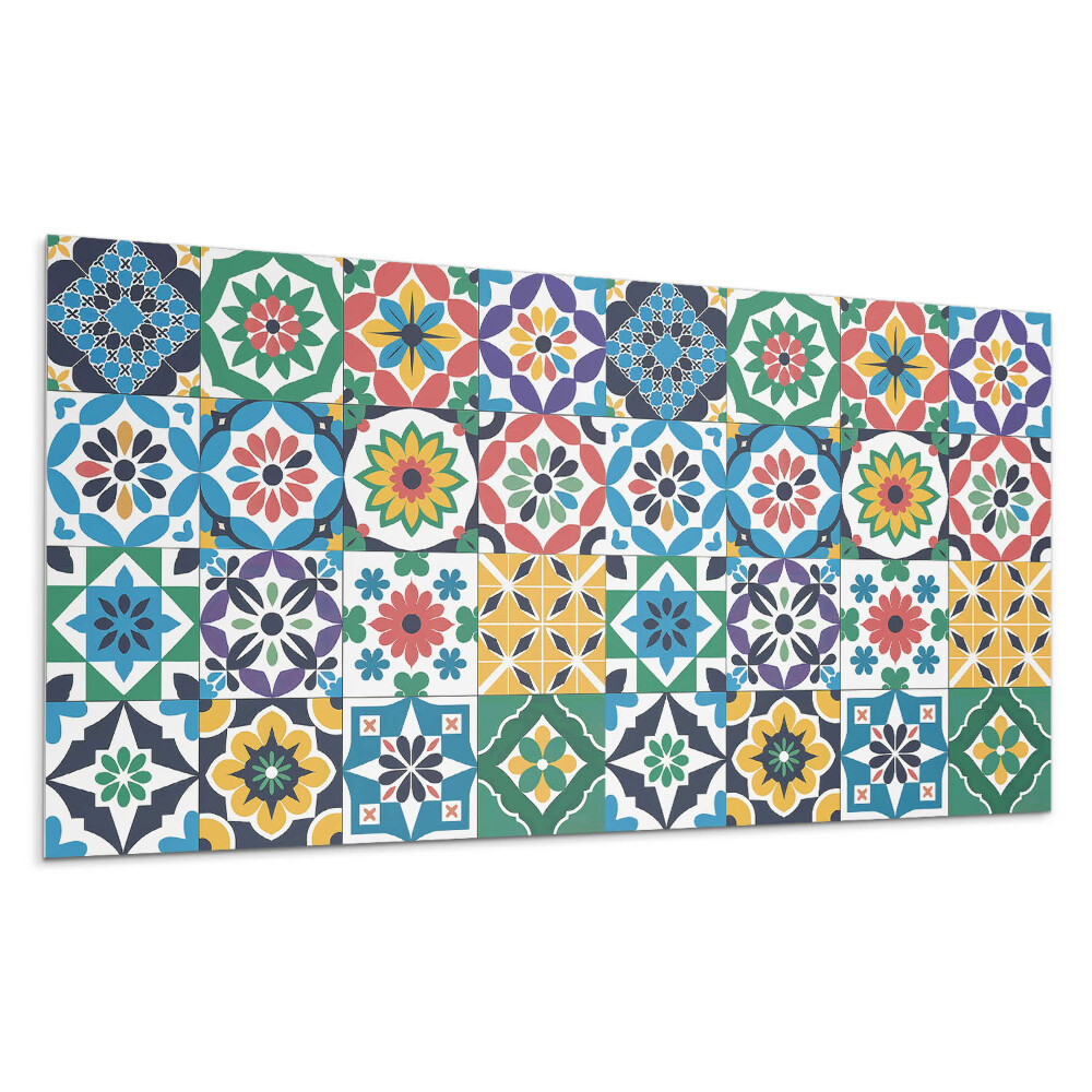 Panel pcv Wzory mozaikowe w kratkę