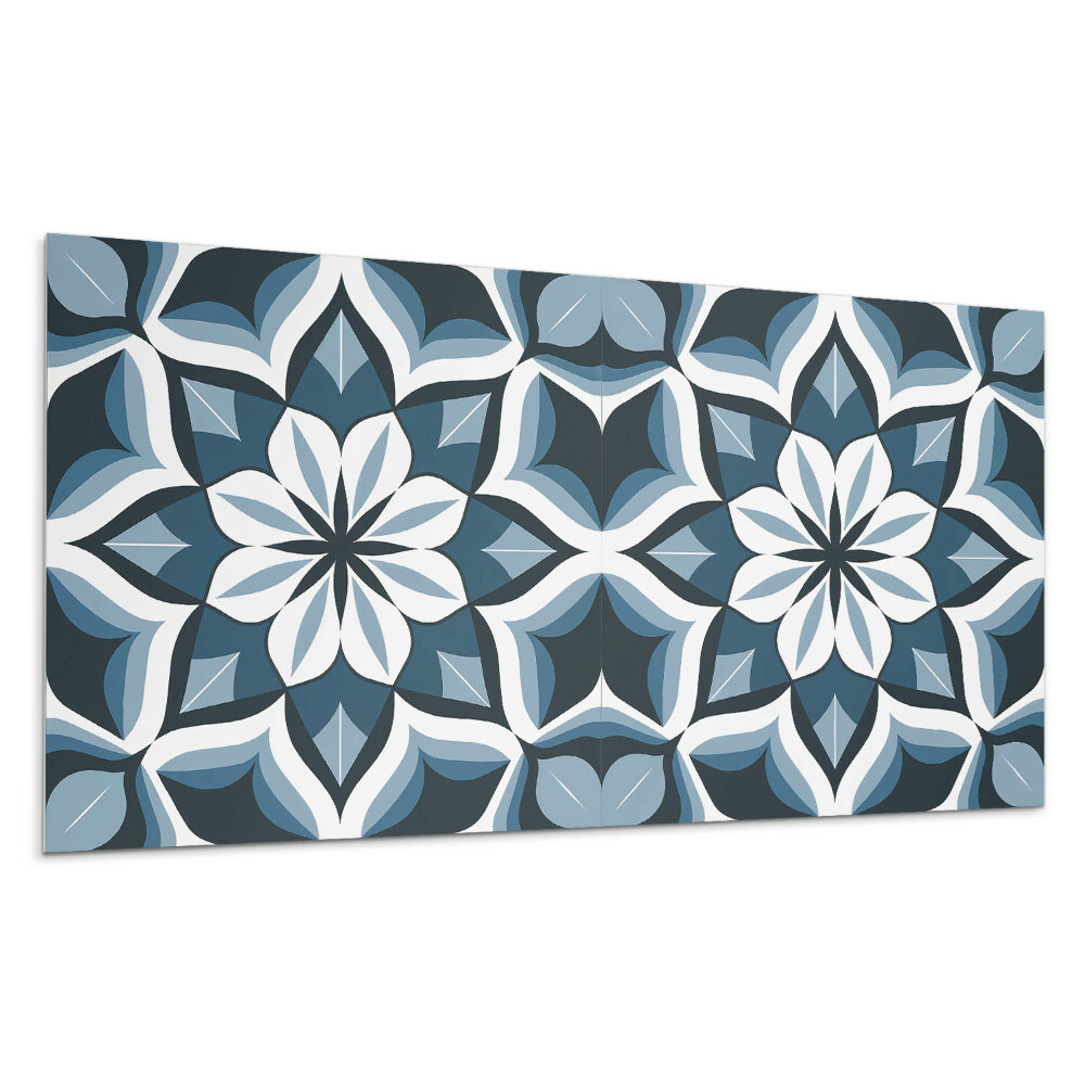 Płyta pcv na ścianę Motyw kwiatowy w symetrii