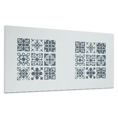 Płyta na ścianę Wzory geometryczne w kwadratach