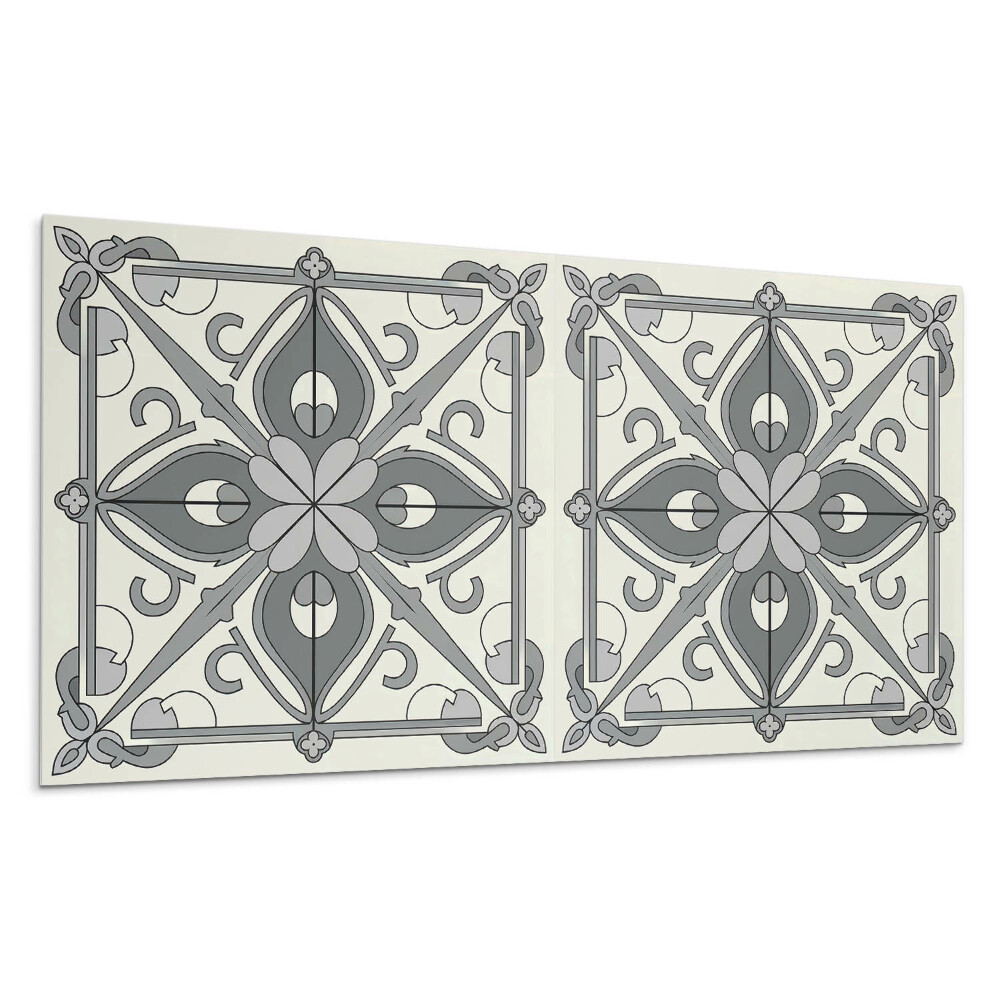 Panel na ścianę Wzór kwiatowy z symetrią