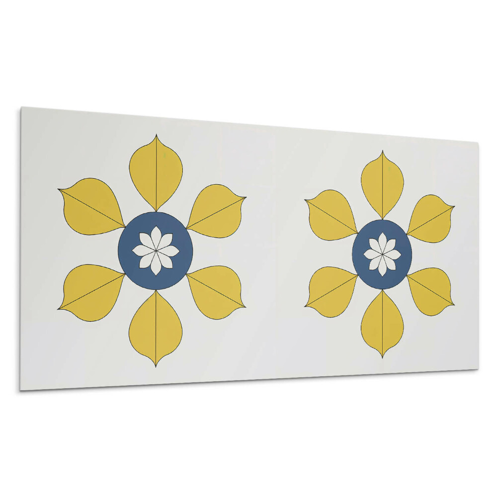 Panel na ścianę Kwiatowy wzór z liśćmi