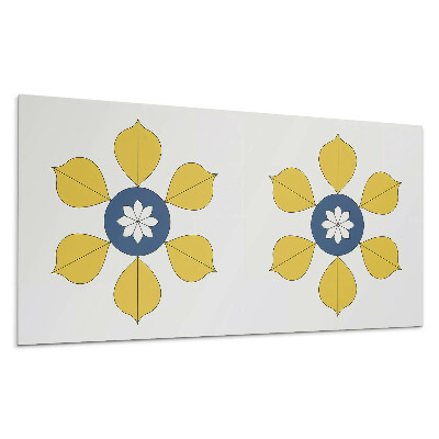 Panel na ścianę Kwiatowy wzór z liśćmi