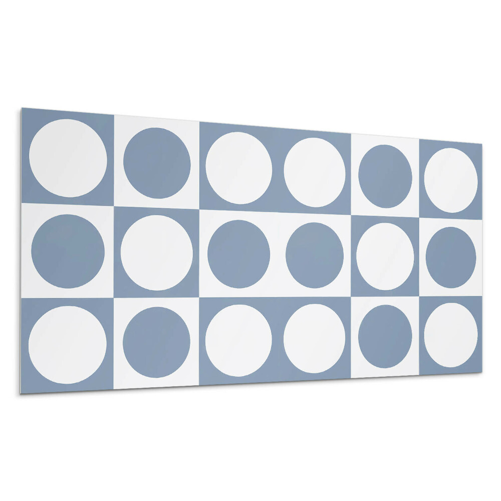 Panel ścienny Geometryczne okręgi w siatce