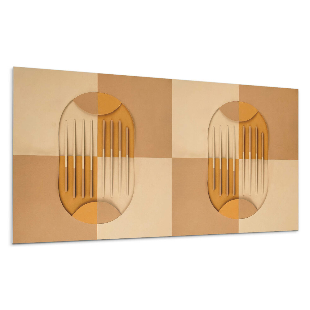 Panel na ścianę Geometryczny wzór z fakturą