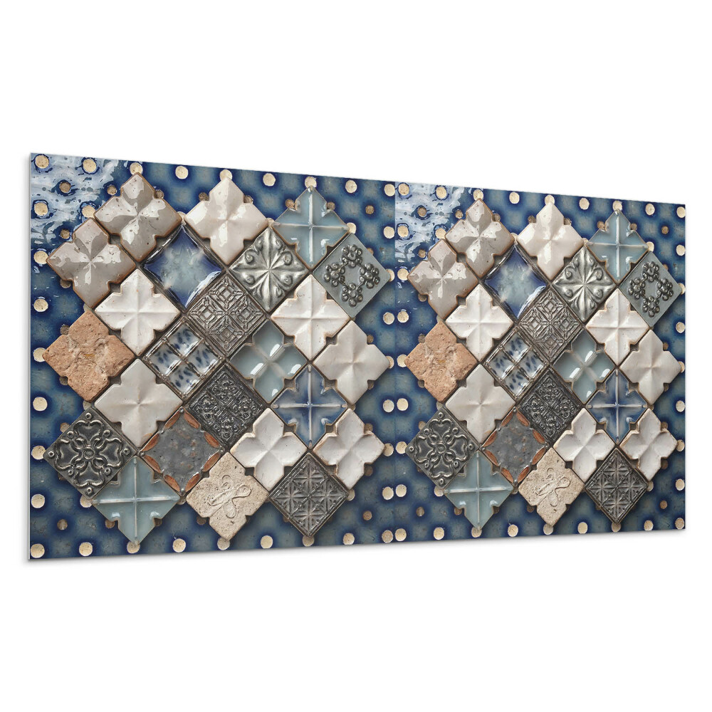 Płyta pcv na ścianę Wzór mozaiki z kafli