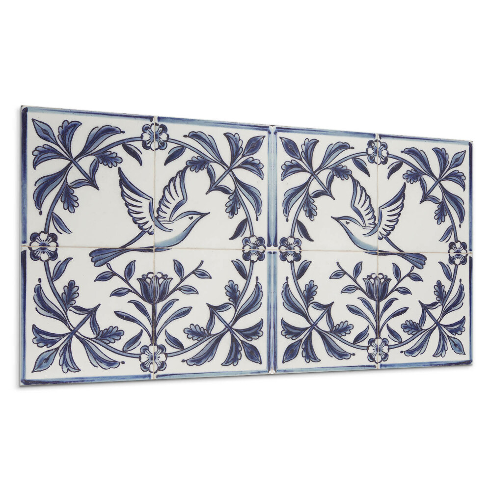 Płyta na ścianę Motyw ptaka wśród roślin