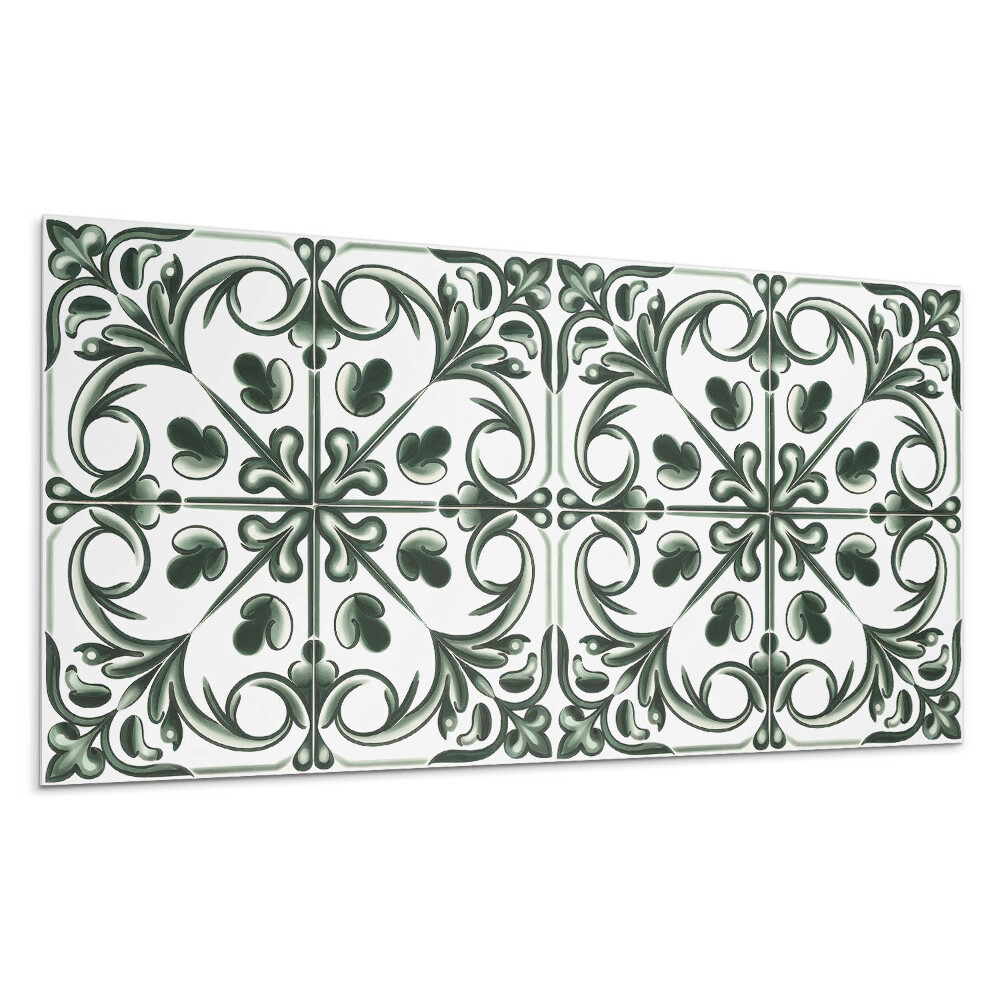 Panel ścienny Wzór roślinny w kafelku