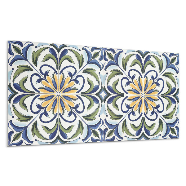 Płyta na ścianę Wzór roślinny z kwiatami