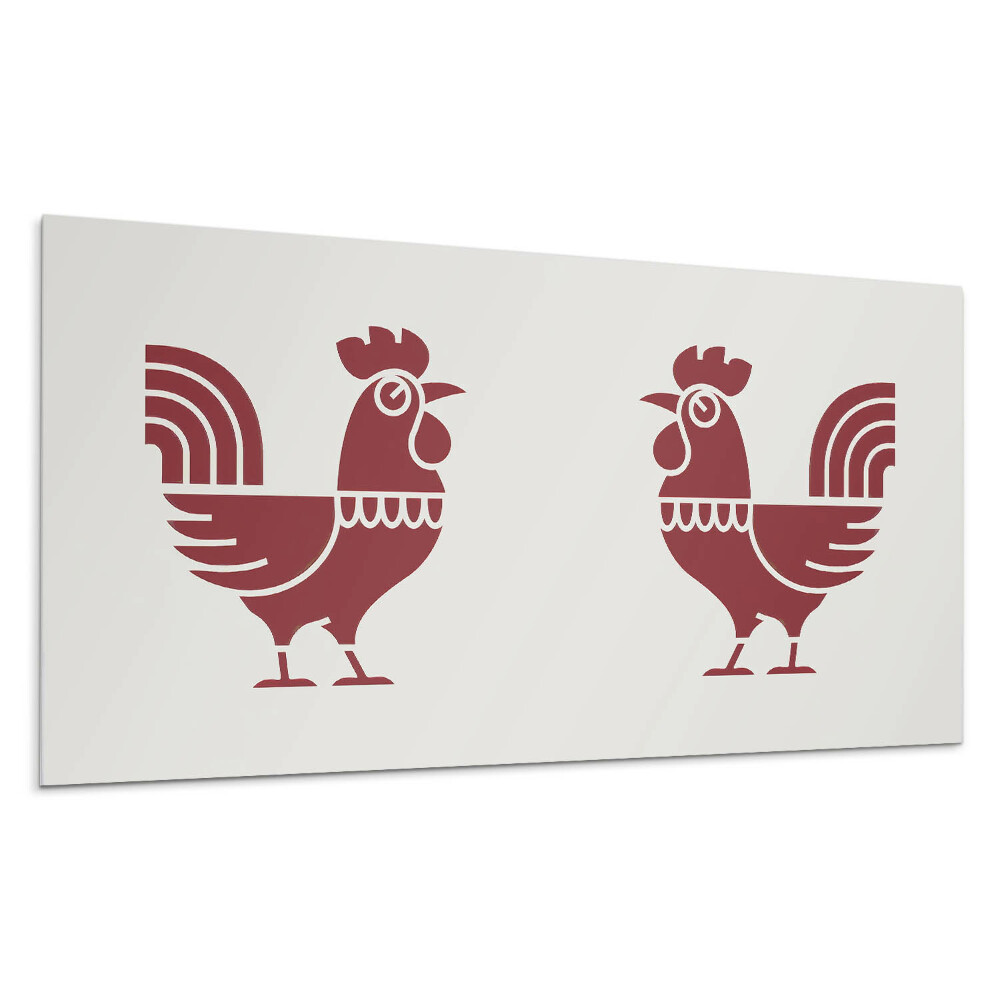 Płyta pcv na ścianę Stylizowany kogut w grafice