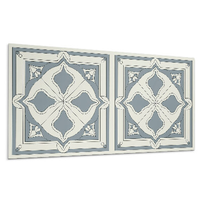 Płyta pcv na ścianę Wzór kwiatowy na płytkach