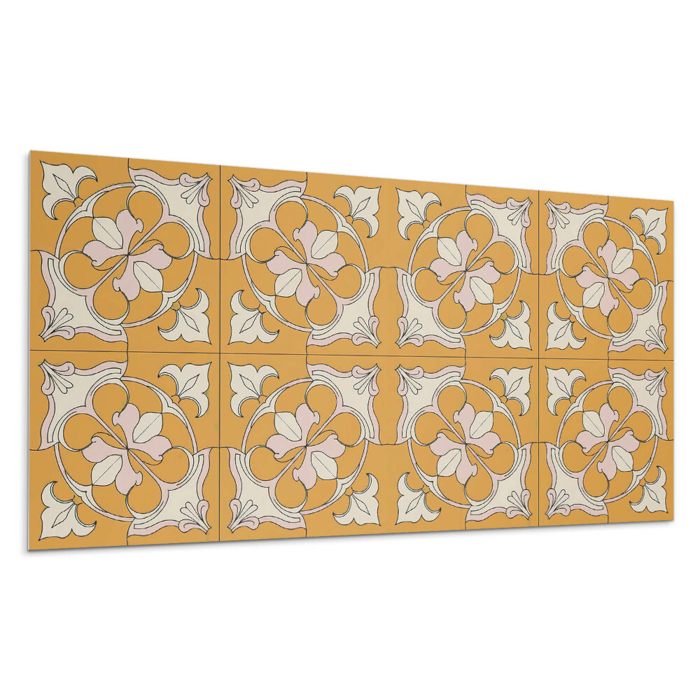 Płyta na ścianę Wzór kwiatowy w mozaice