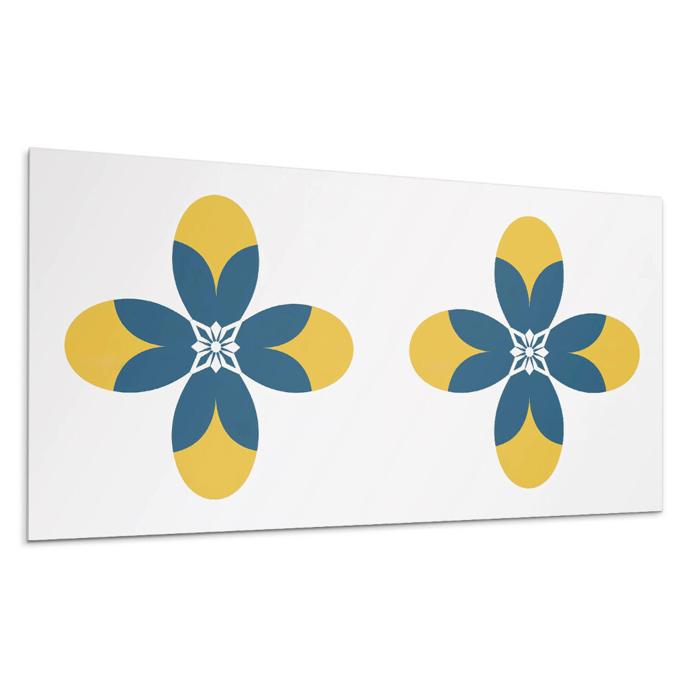 Płyta pcv na ścianę Kwiatowy wzór symetryczny