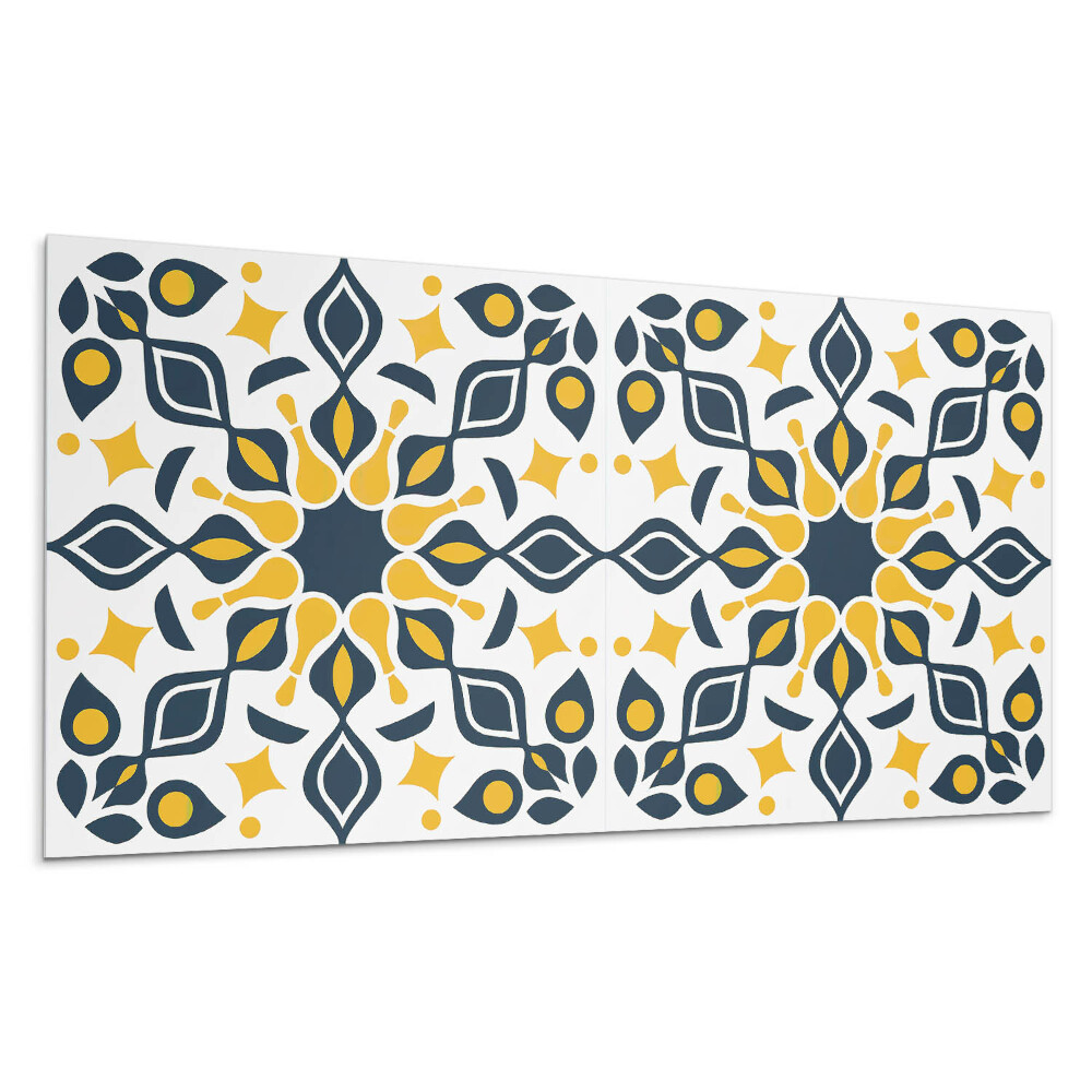 Panel pcv Wzór kwiatowy z symetrią