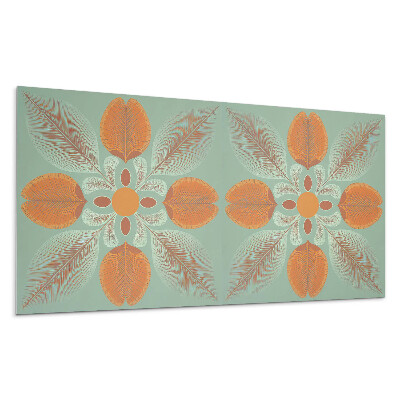 Panel ścienny Kwiatowy wzór z liśćmi