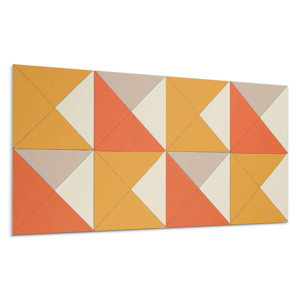 Płyta na ścianę Geometryczne trójkąty w układzie