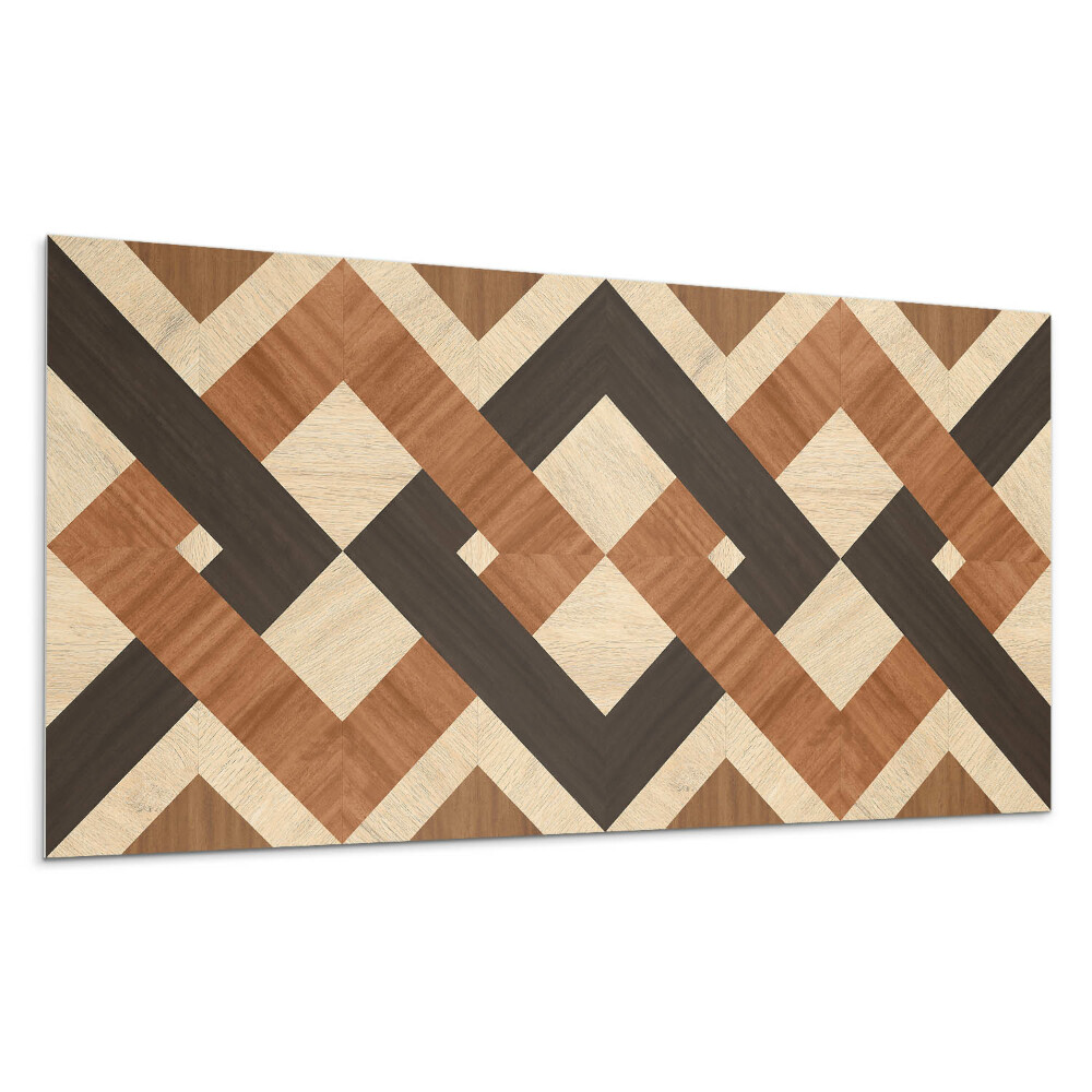 Panel ścienny Wzór geometryczny z drewna