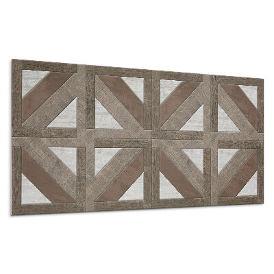 Panel na ścianę Geometria drewna i betonu