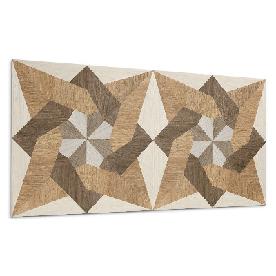 Panel pcv Wielokątna mozaika drewna