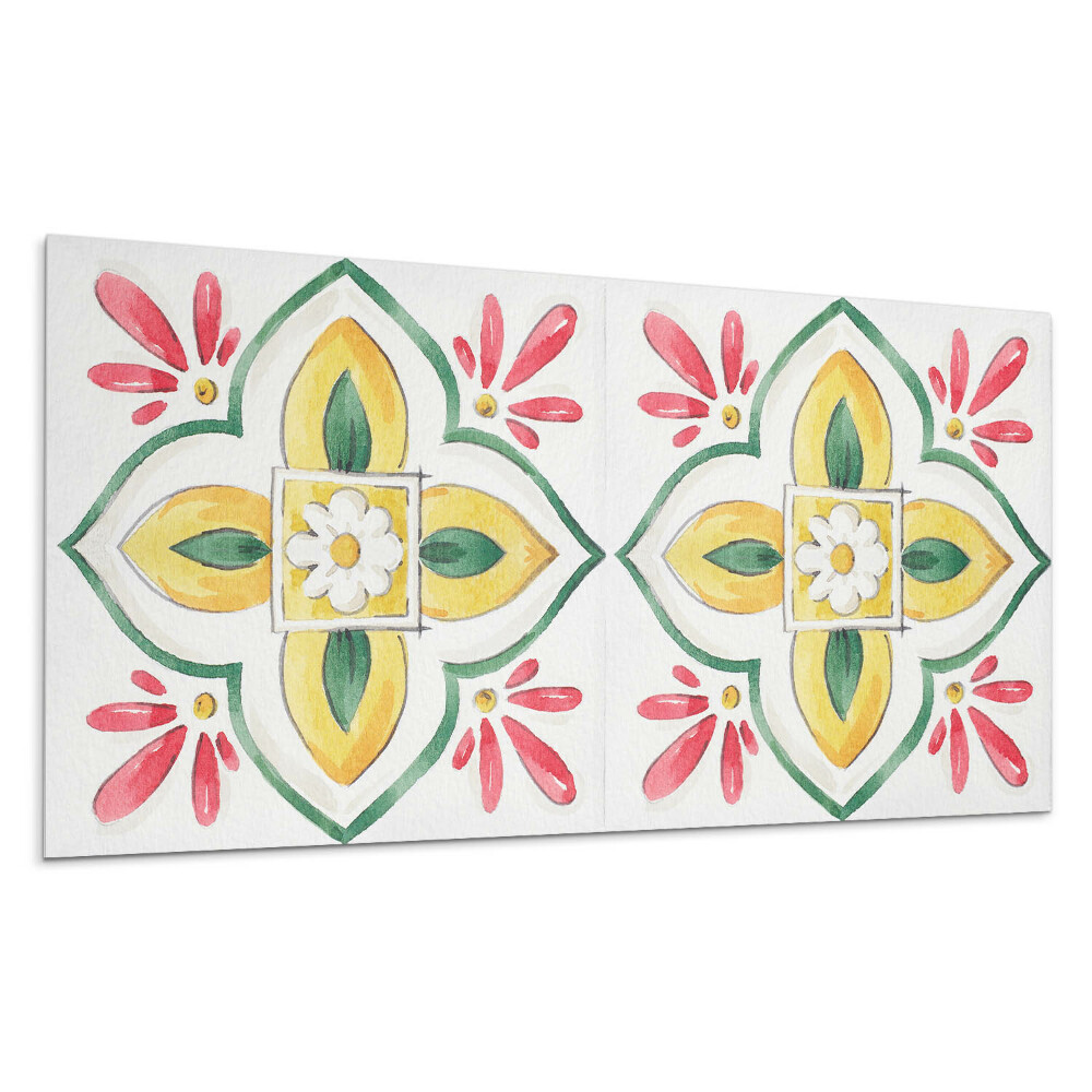 Panel pcv Kwiatowy wzór w ramie