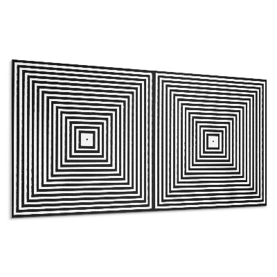 Panel na ścianę Koncentryczne linie w kwadratach