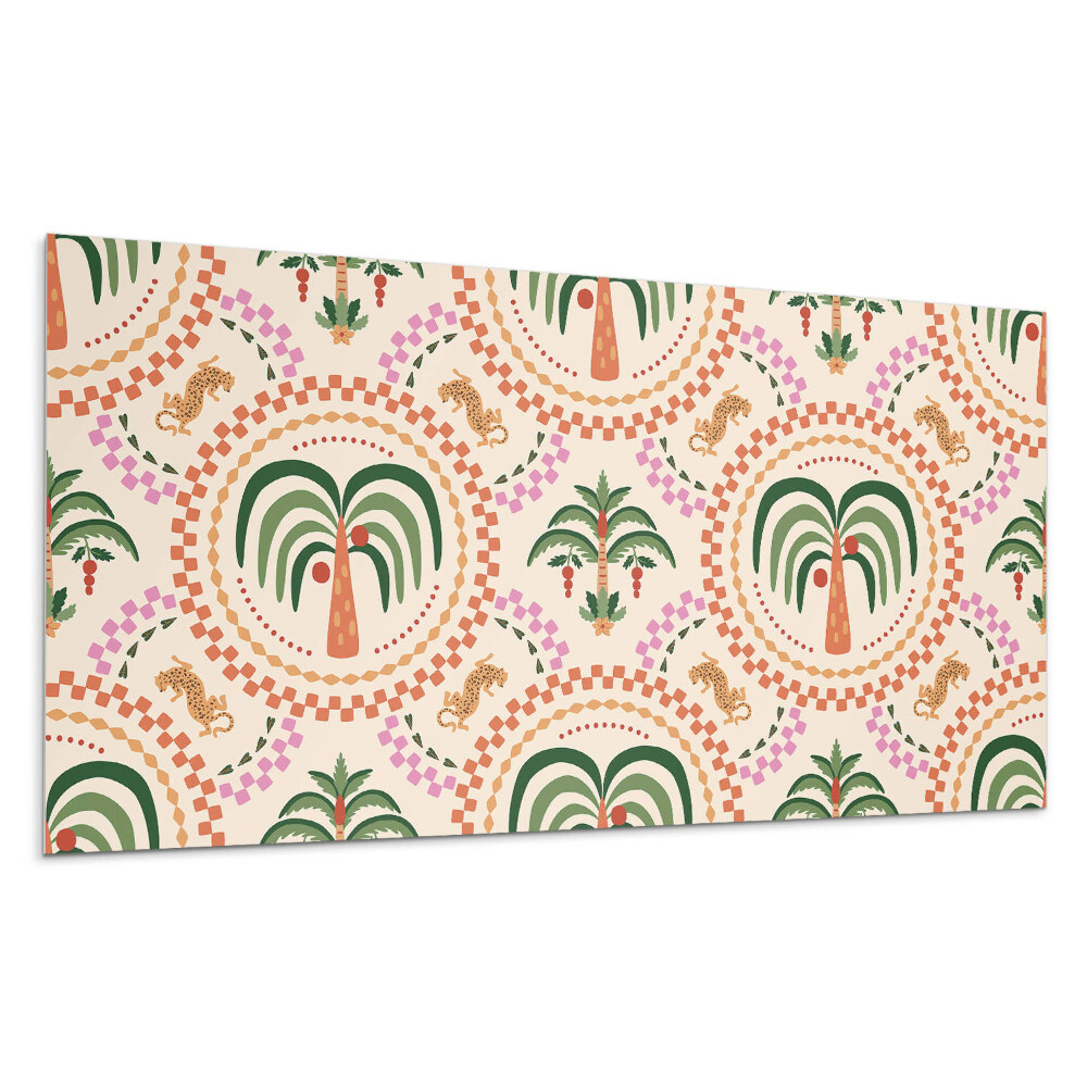 Panel pcv Tropikalny wzór roślinny