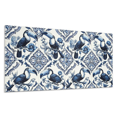 Panel pcv Tukan na dekoracyjnych płytkach