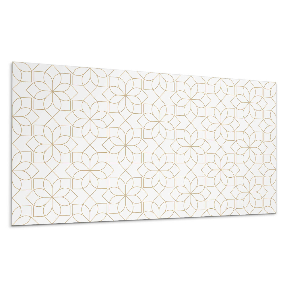 Płyta pcv na ścianę Geometryczny wzór kwiatowy