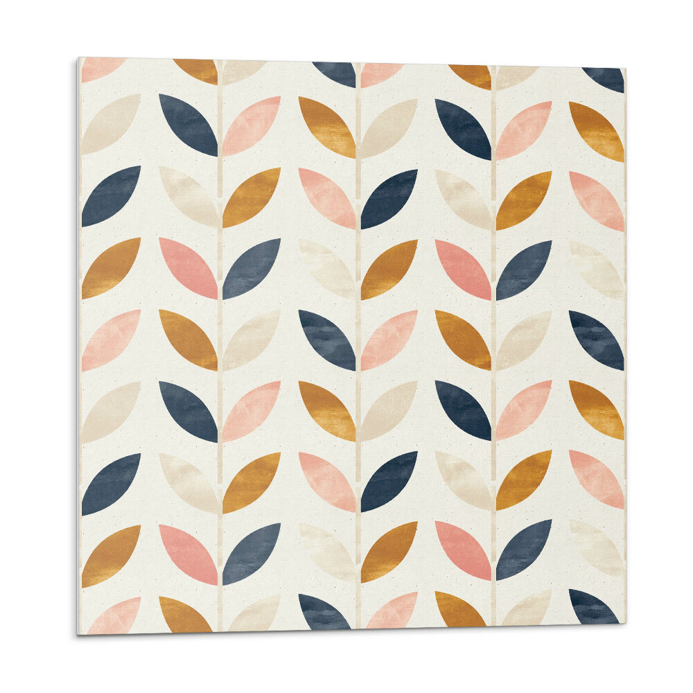 Panel dekoracyjny Liściasty układ w harmonijnych rzędach