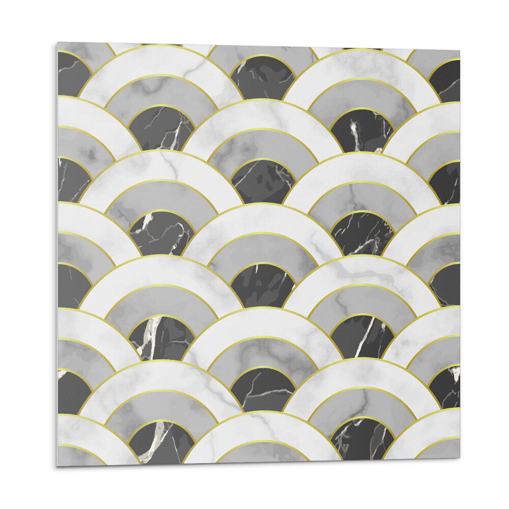 Płyta na ścianę Falistye łuki w dynamicznych kształtach