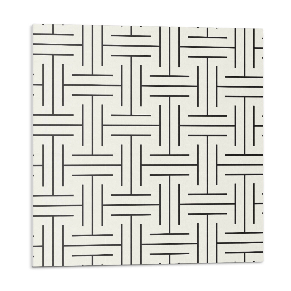 Panel dekoracyjny Kratkowy motyw geometryczny