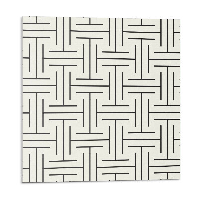 Panel dekoracyjny Kratkowy motyw geometryczny