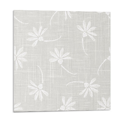 Płyta na ścianę Kwiatowy motyw