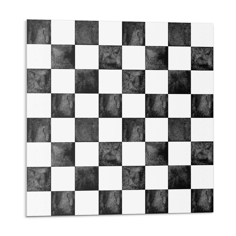 Panel dekoracyjny Wzór szachownicy z fakturą