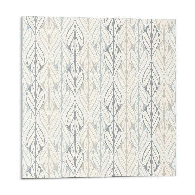 Panel ścienny Liściasty motyw w rombowym stylu