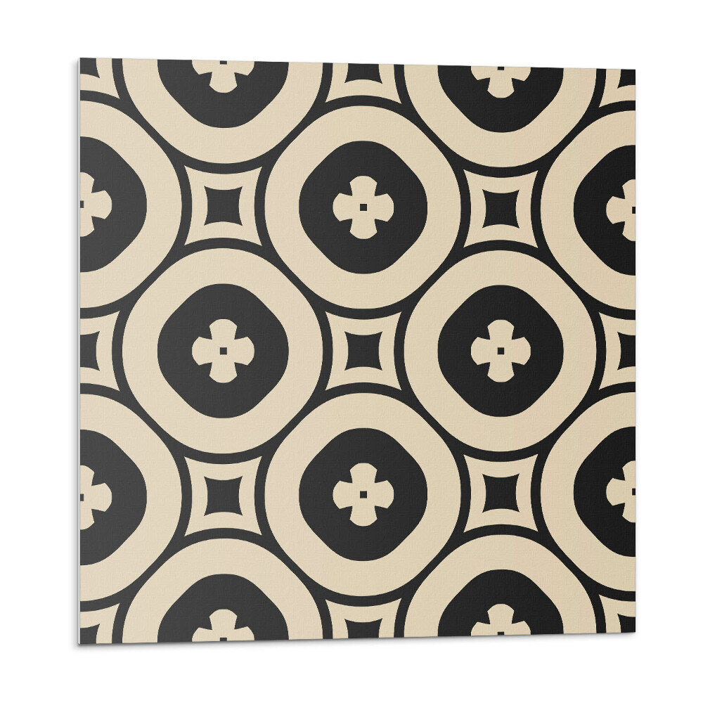 Panel dekoracyjny Wzór kwadratowych figur geometrycznych