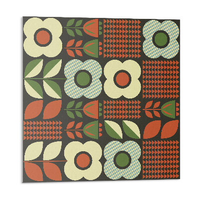 Panel ścienny pcv Kwiatowe motywy i kształty