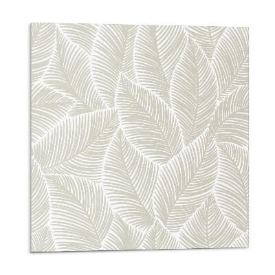 Panel ścienny Liściasty układ graficzny